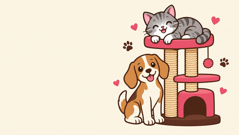 Cat Furniture illustration