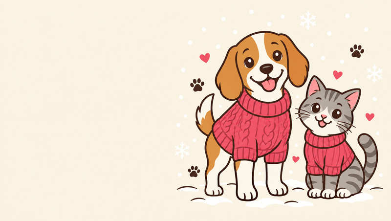 Dog Coats Jumpers illustration