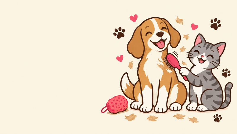 Dog Grooming Care illustration