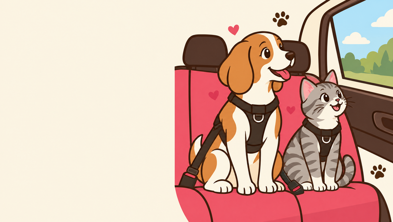 Dog Travel Adventures illustration