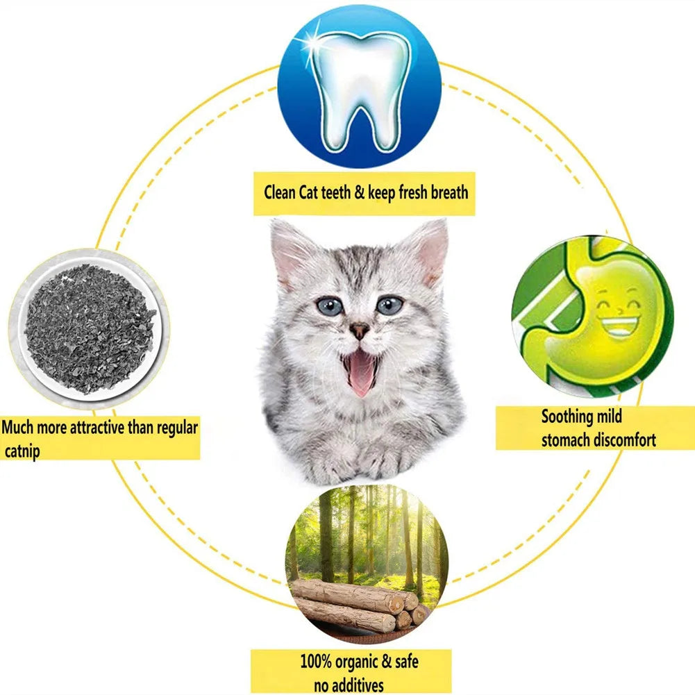 Silvervine Chew Sticks for Cats (Pack of 15)