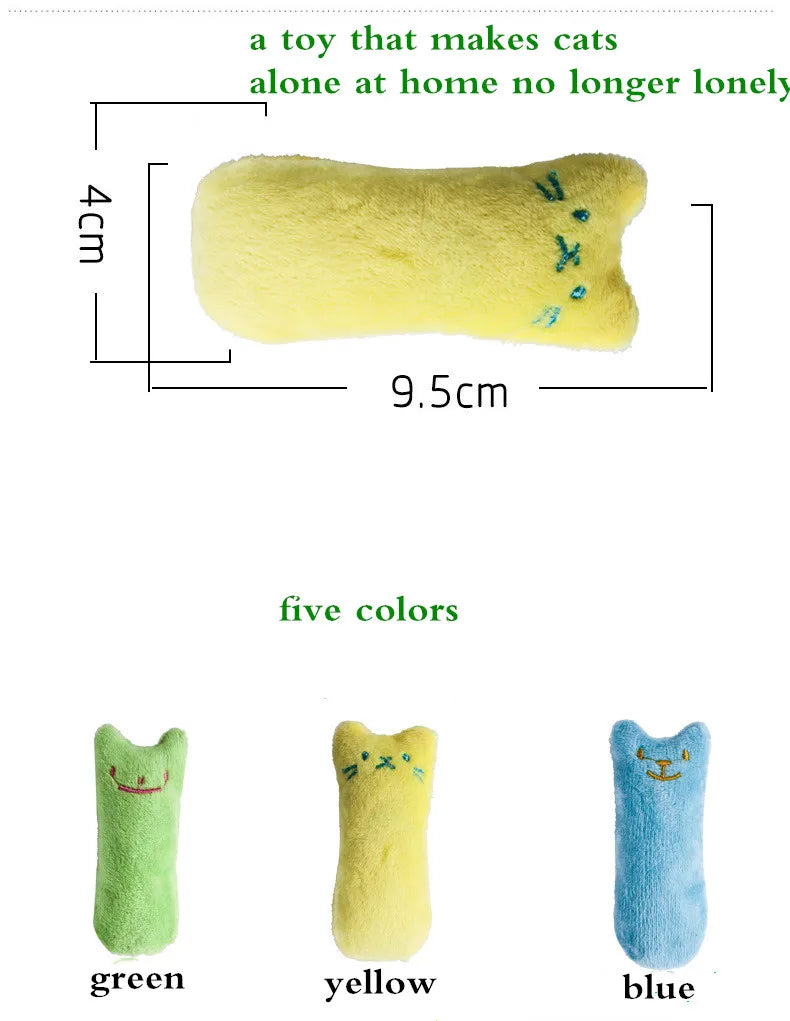 Soft catnip plush chew toy for cats – photo 9