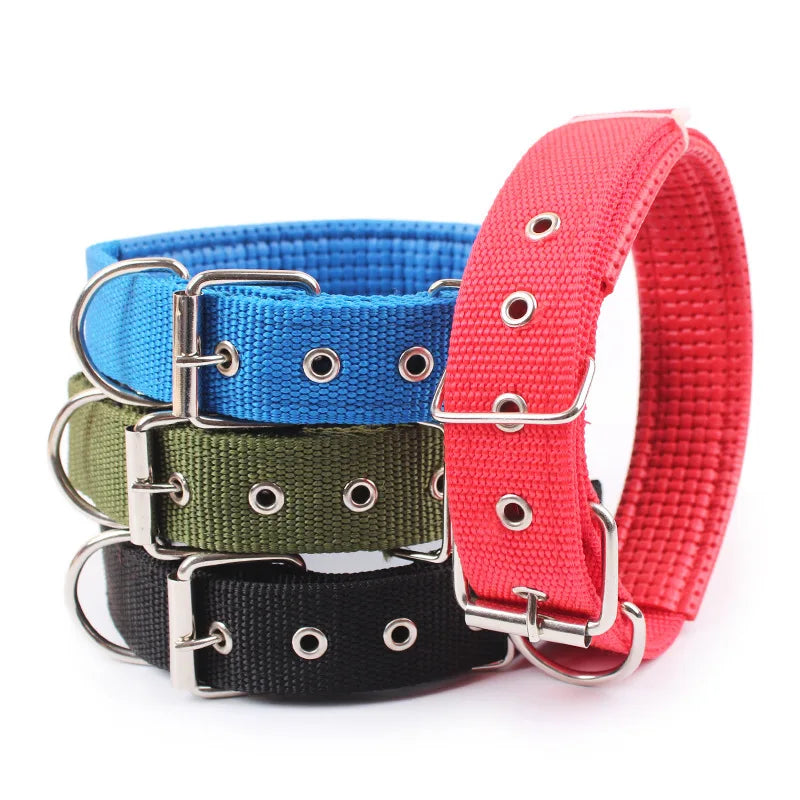 Nylon dog collar in solid colours – photo 11