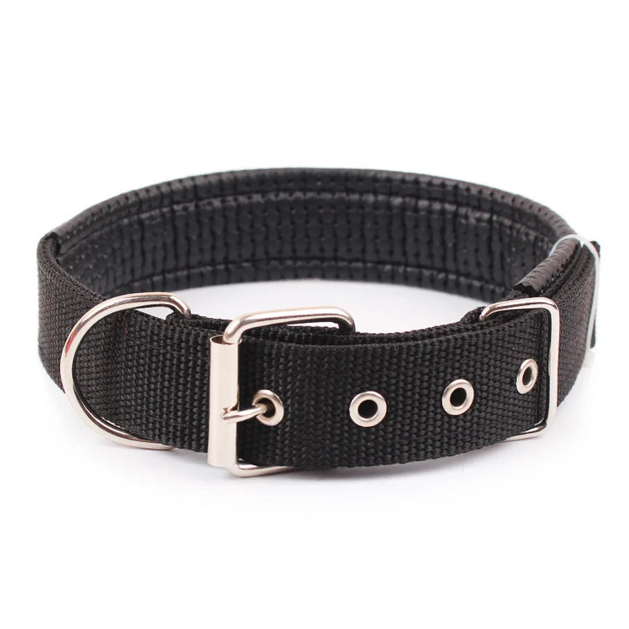Solid Colour Nylon Collar for Dogs
