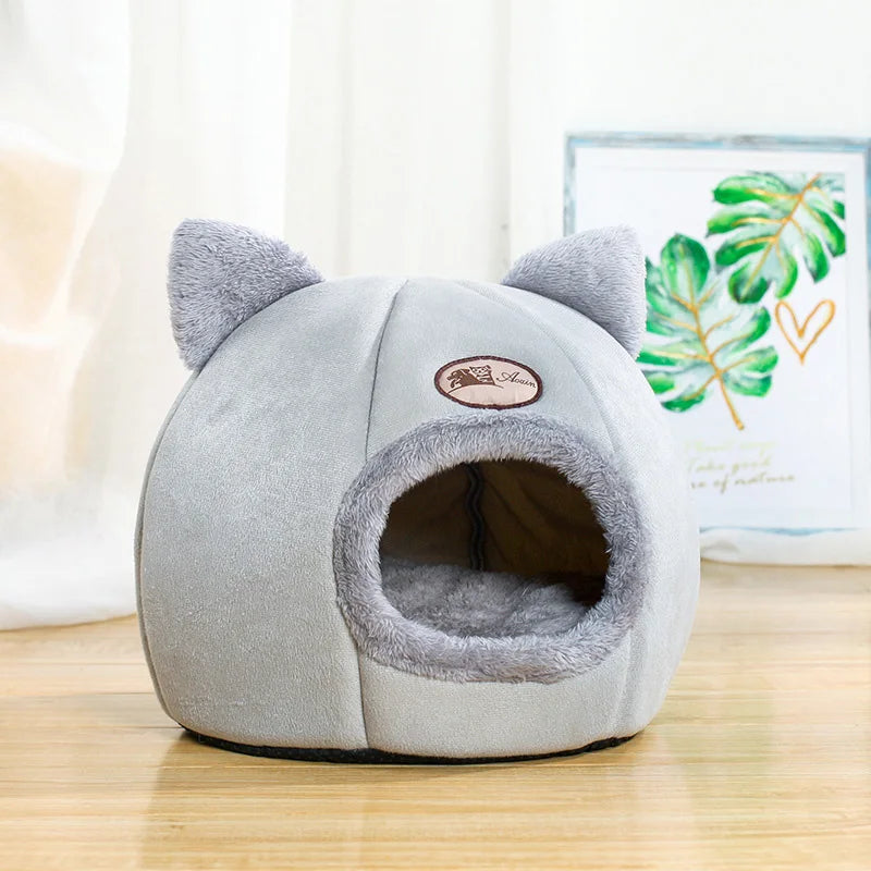 Cosy Cave Bed for Cats & Small Dogs
