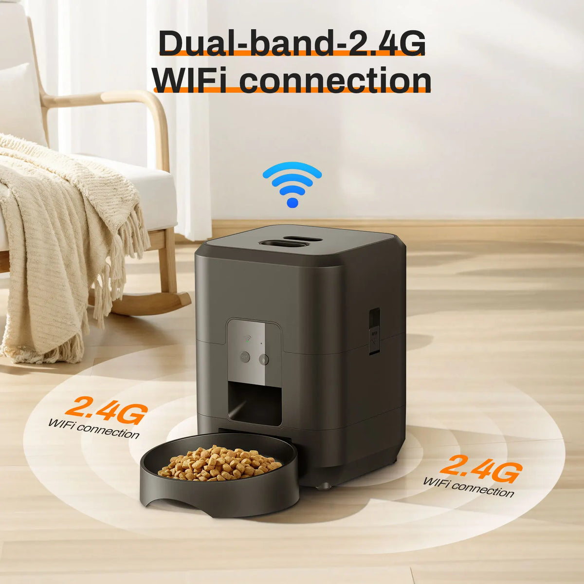 Automatic Timed Pet Feeder for Cats & Dogs