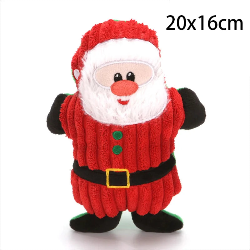 Christmas plush squeaky dog toys – photo 9