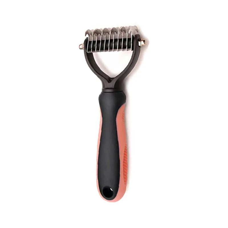 Stainless Steel Deshedding Brush for Cats & Dogs