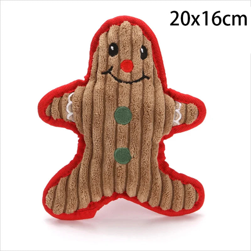 Christmas Plush Squeaky Dog Toy