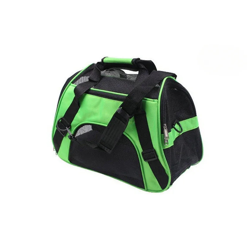 Foldable Mesh Pet Carrier Bag for Cats & Dogs