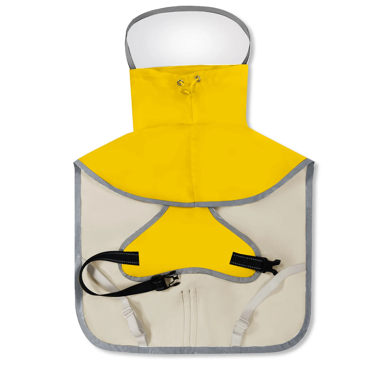 Hooded Waterproof Raincoat for Medium & Large Dogs