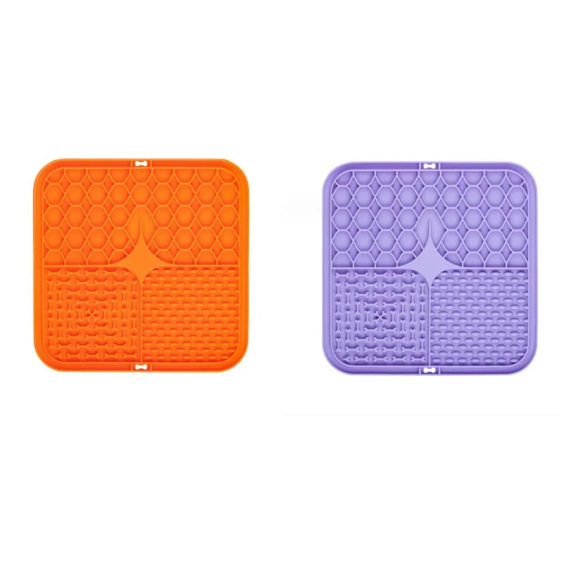 Dog Lick Mat with Suction Cups, Silicone Slow Feeder Mat 15.5cm – photo 12