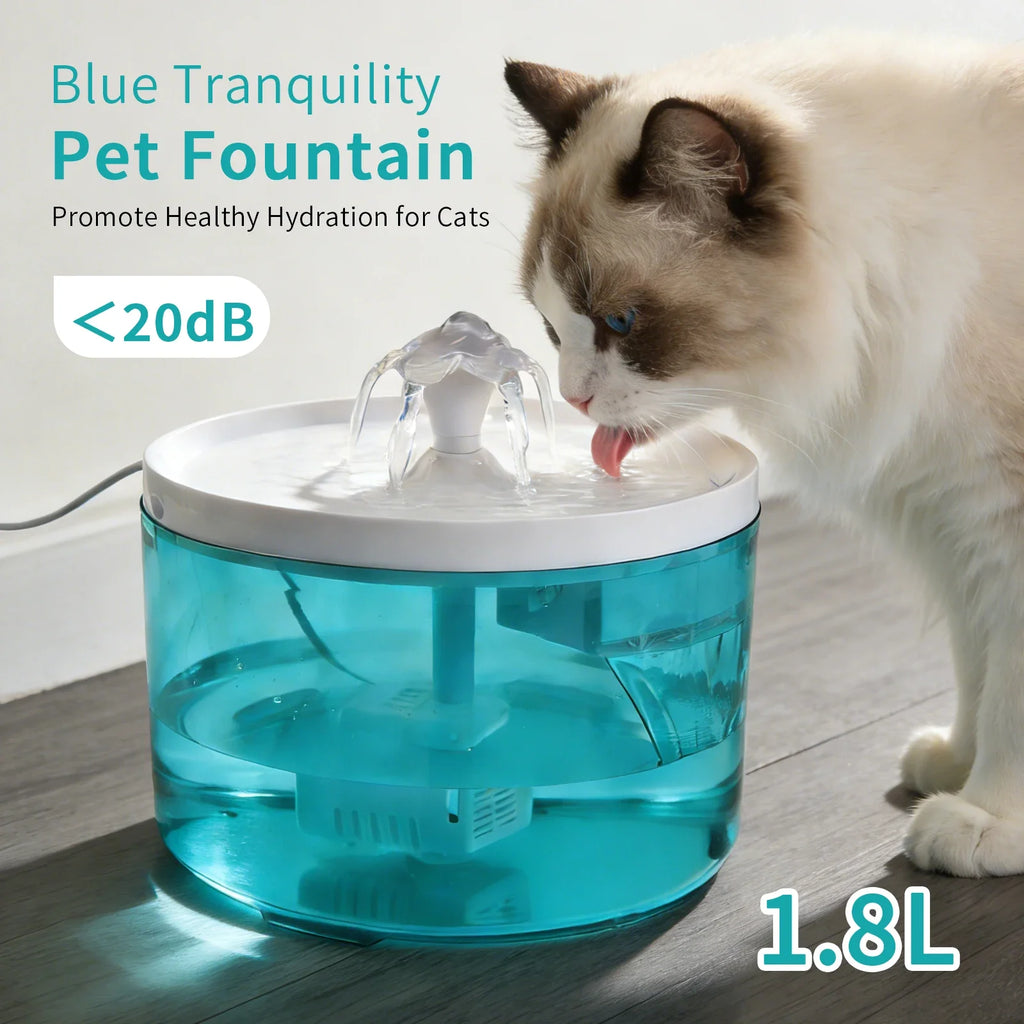 Compact 1.8L cat water fountain – photo 3
