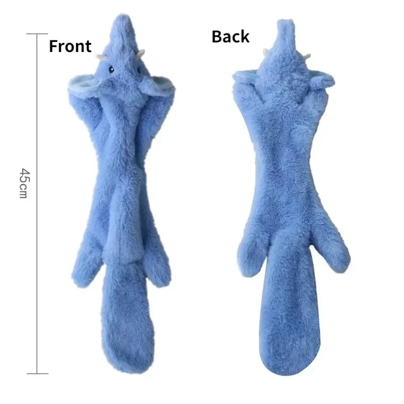 Stuffing-Free Squeaky Animal Dog Toy