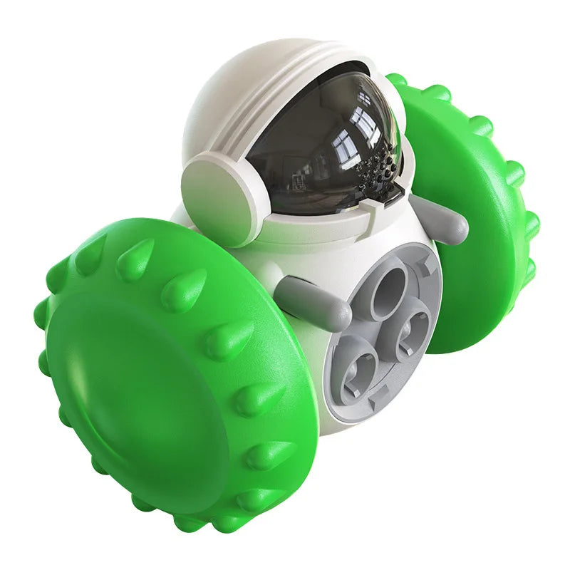 Robot Treat Dispenser Wobble Toy for Dogs