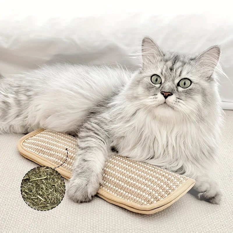 Hemp scratching pad and pillow bed for cats – photo 3