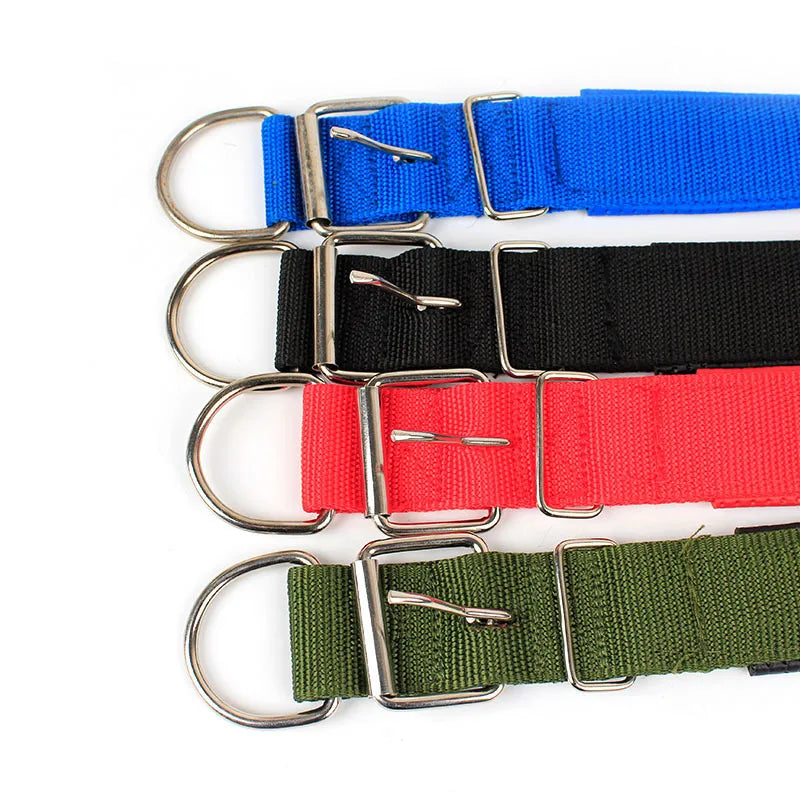 Nylon dog collar in solid colours – photo 5