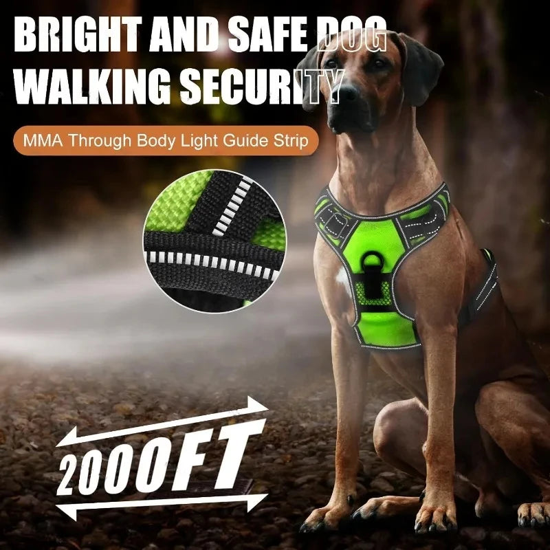 Light-up LED dog harness - photo 3