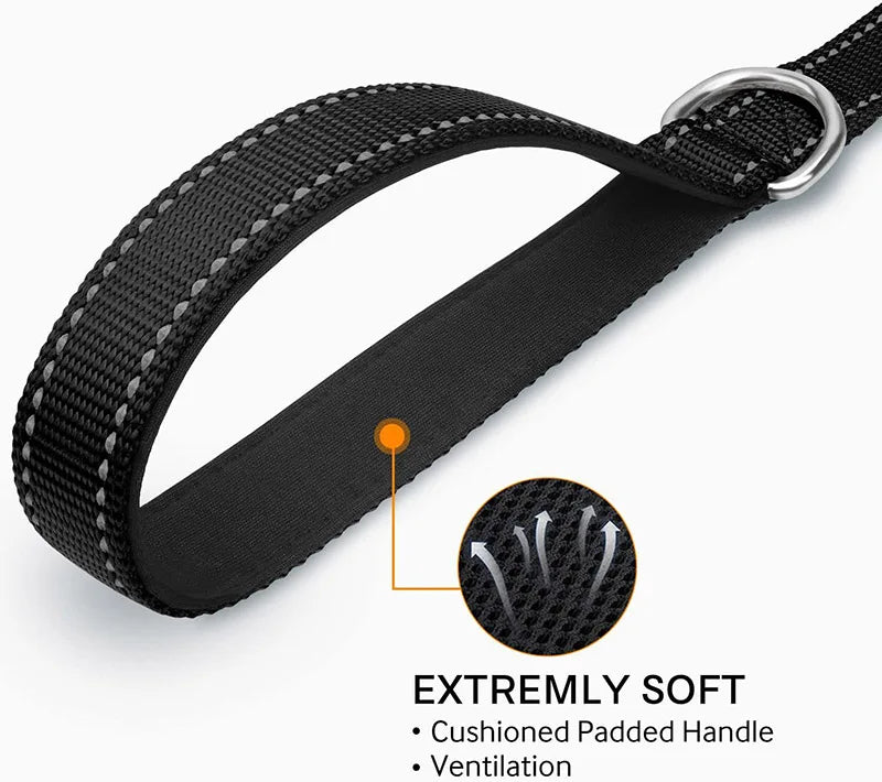 Reflective polyester lead for dogs and cats – photo 11