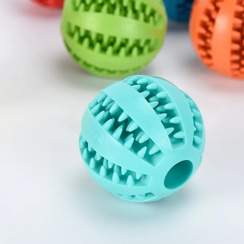 Natural rubber treat dispensing ball for dogs – photo 6