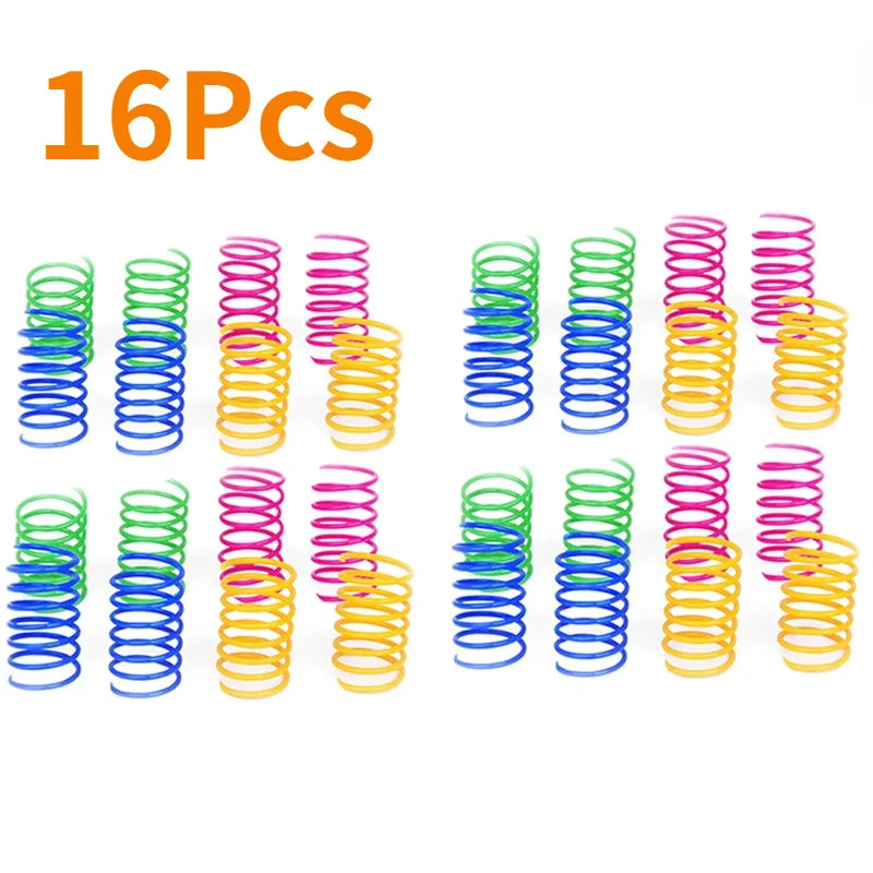Spiral Spring Cat Toys, Colourful Coil Springs for Cats & Kittens – photo 10