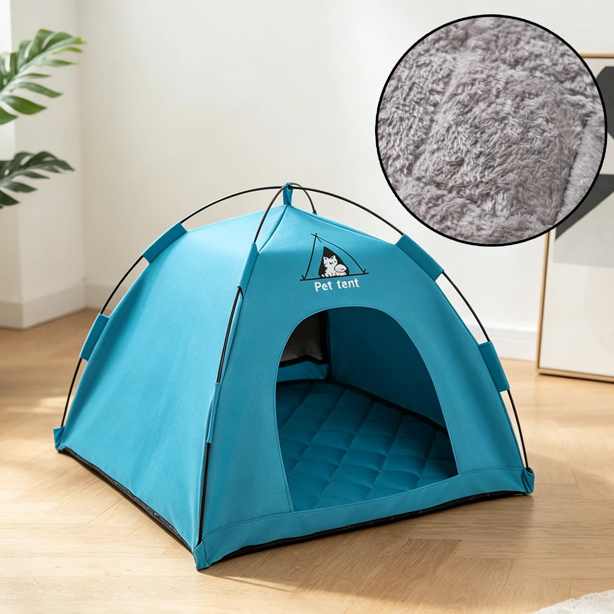 Waterproof Teepee Tent Bed for Cats & Dogs