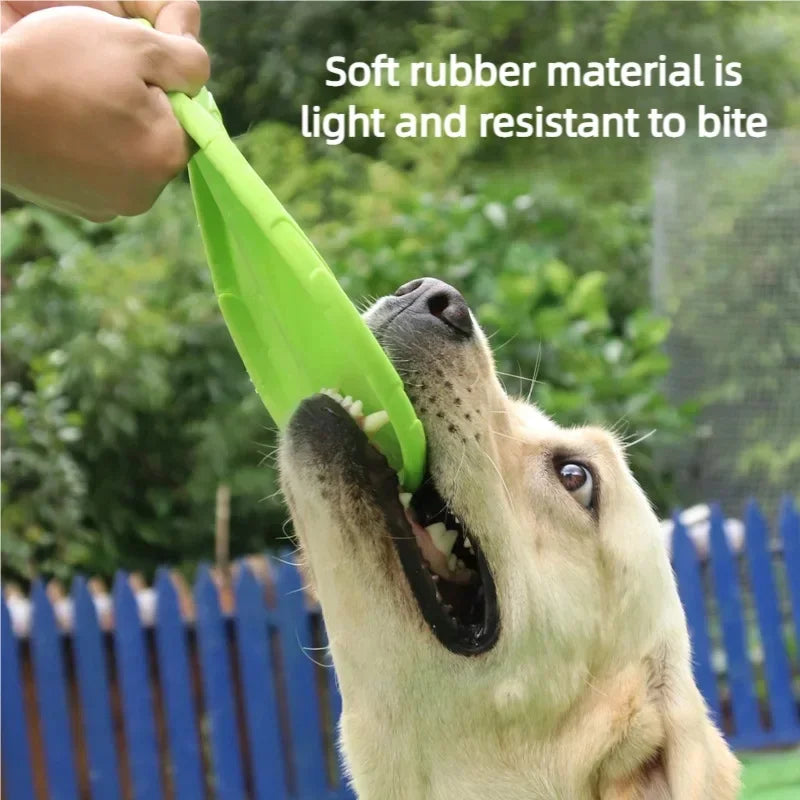 Colourful soft silicone flying disc toy for dogs – photo 2