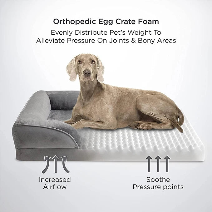 Large dog sofa bed with removable cover – photo 8
