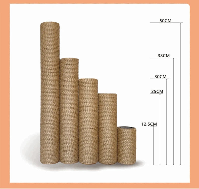 Replacement Sisal Scratching Post for Cat Trees