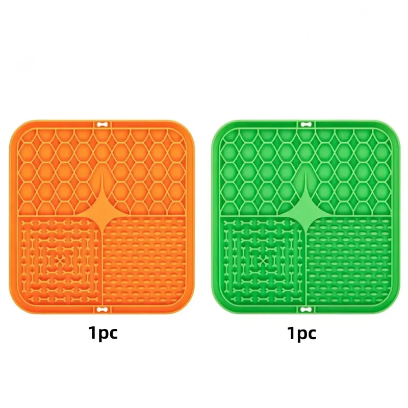 Dog Lick Mat with Suction Cups, Silicone Slow Feeder Mat 15.5cm – photo 11