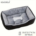 Plush dog bed with soft high-rebound filling – photo 10