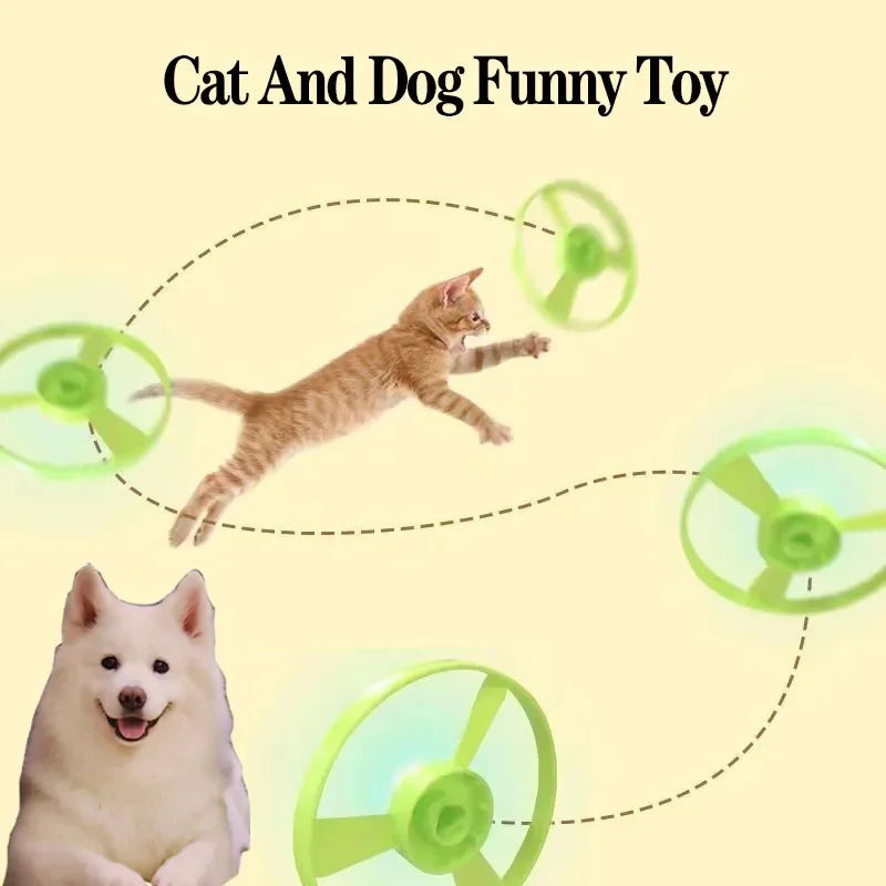 Cat toy launcher with mini flying discs – photo 8