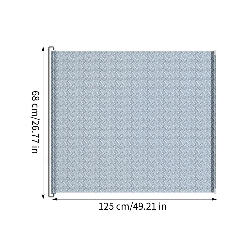 Retractable mesh pet gate across a doorway – photo 9