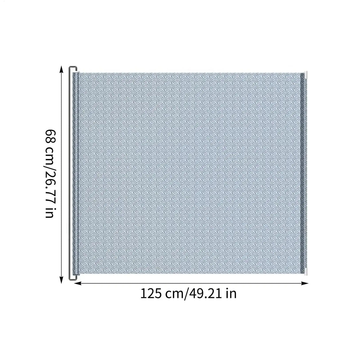 Retractable mesh pet gate across a doorway – photo 9