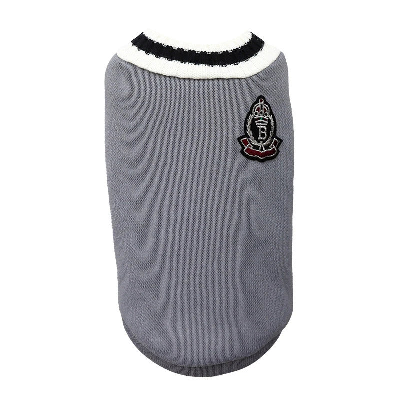 Soft knitted jumper with animal pattern for dogs and cats – photo 9