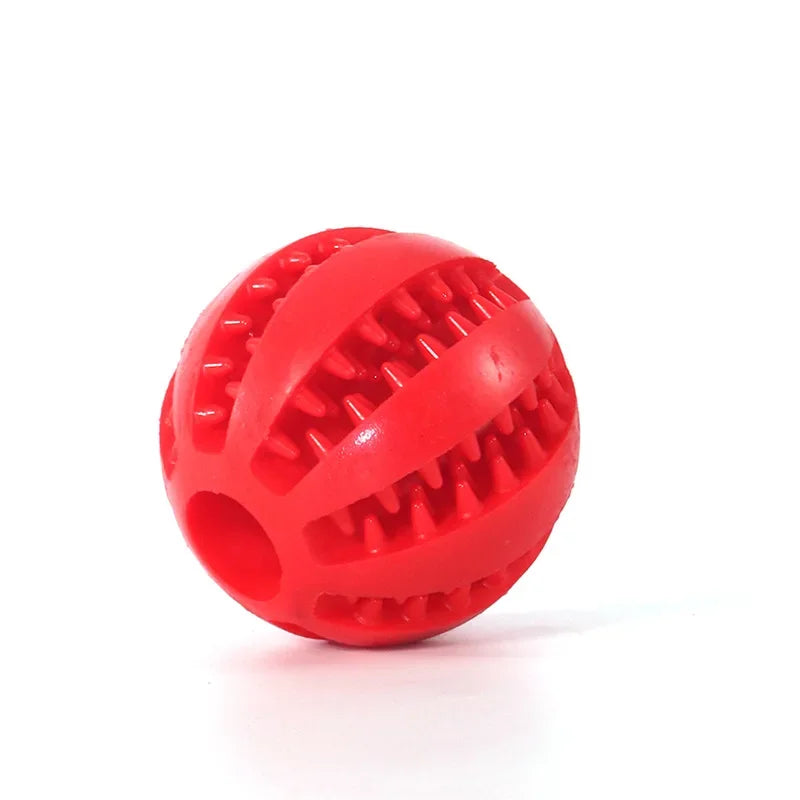 Treat Dispensing Rubber Ball for Dogs