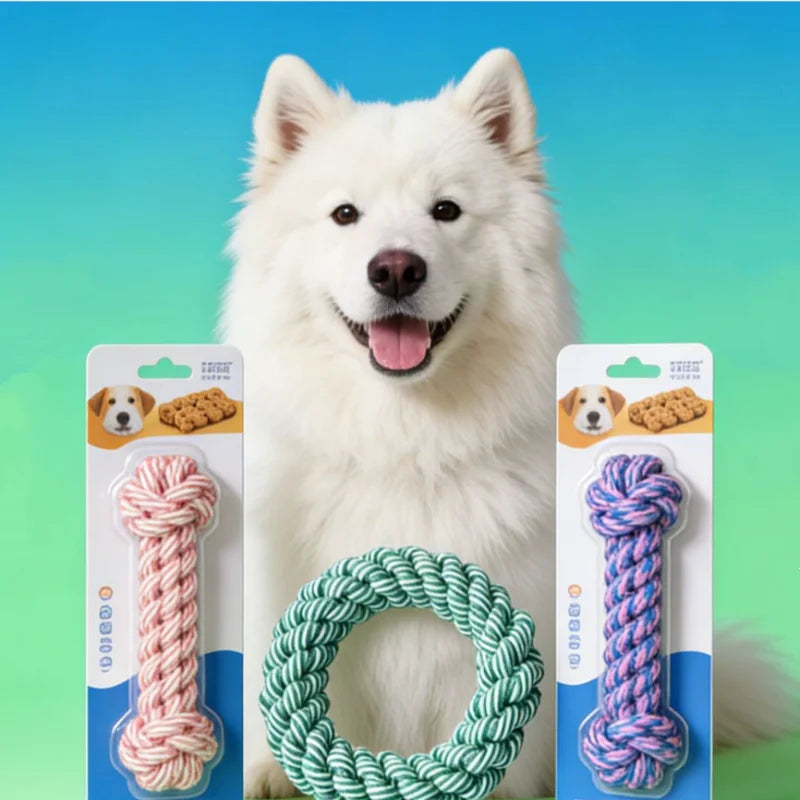 Rope tug toy for medium and large dogs – photo 4