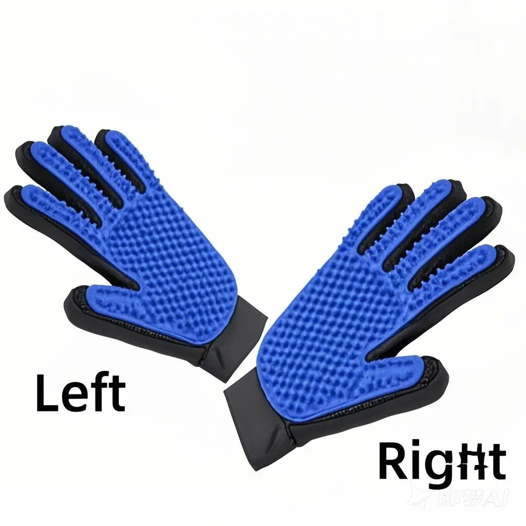 Silicone Grooming Glove for Cats & Dogs
