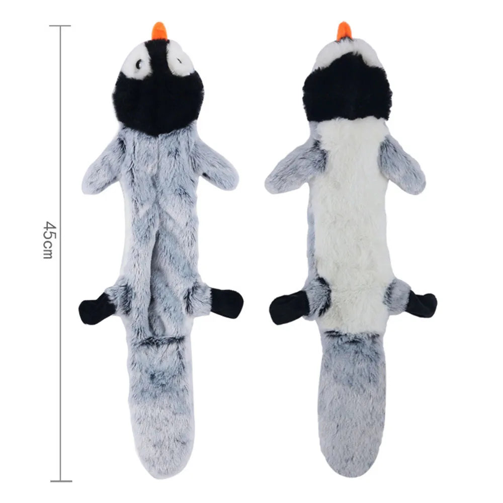 Stuffing-Free Squeaky Animal Dog Toy