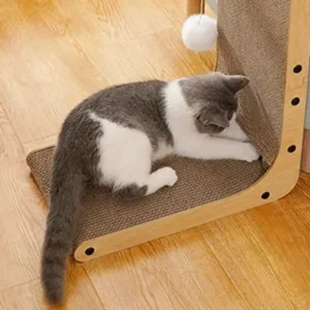 L-shaped cardboard cat scratcher – photo 5