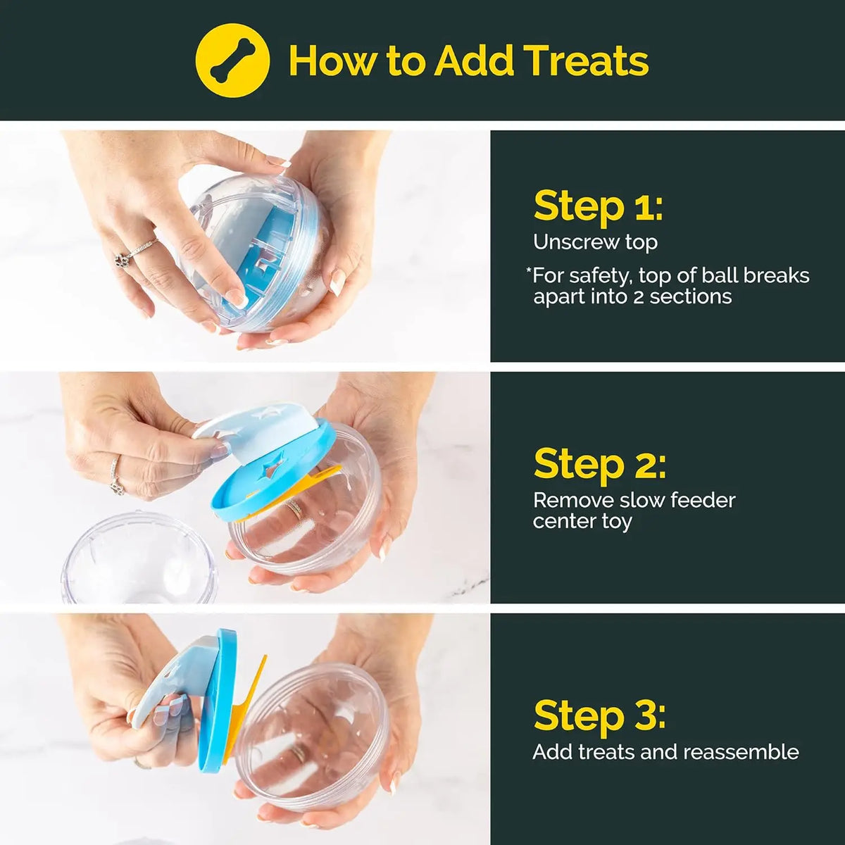 Treat Dispenser Ball for Dogs – photo 3