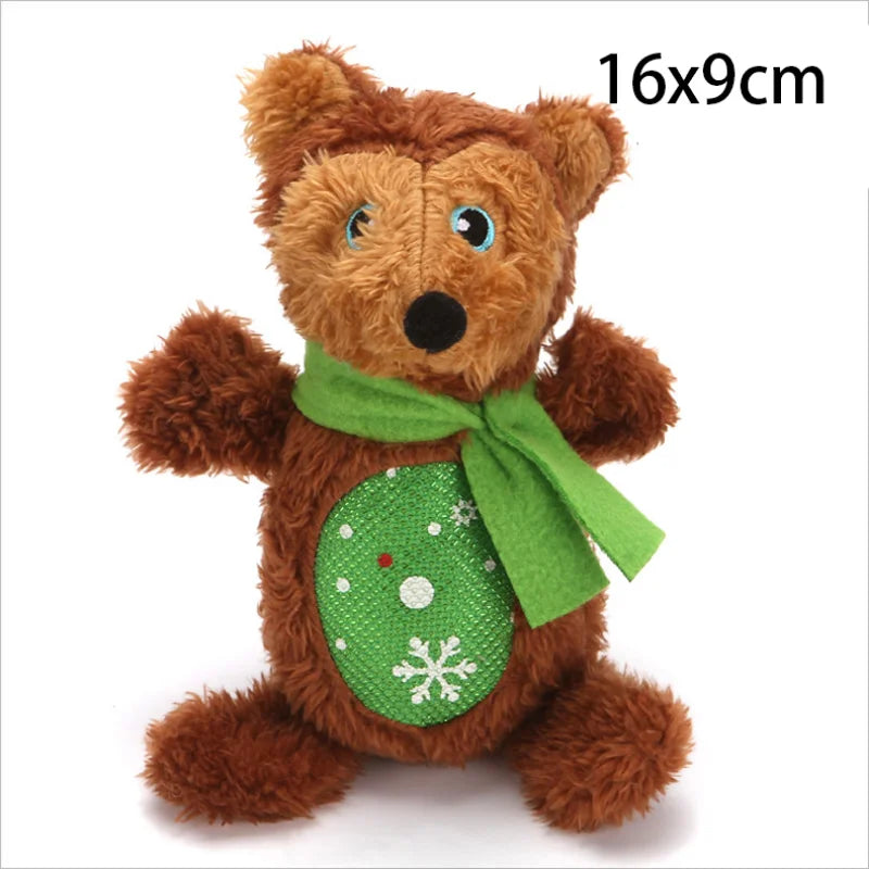 Christmas Plush Squeaky Dog Toy