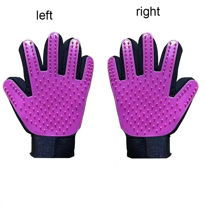 Silicone Grooming Glove for Cats & Dogs