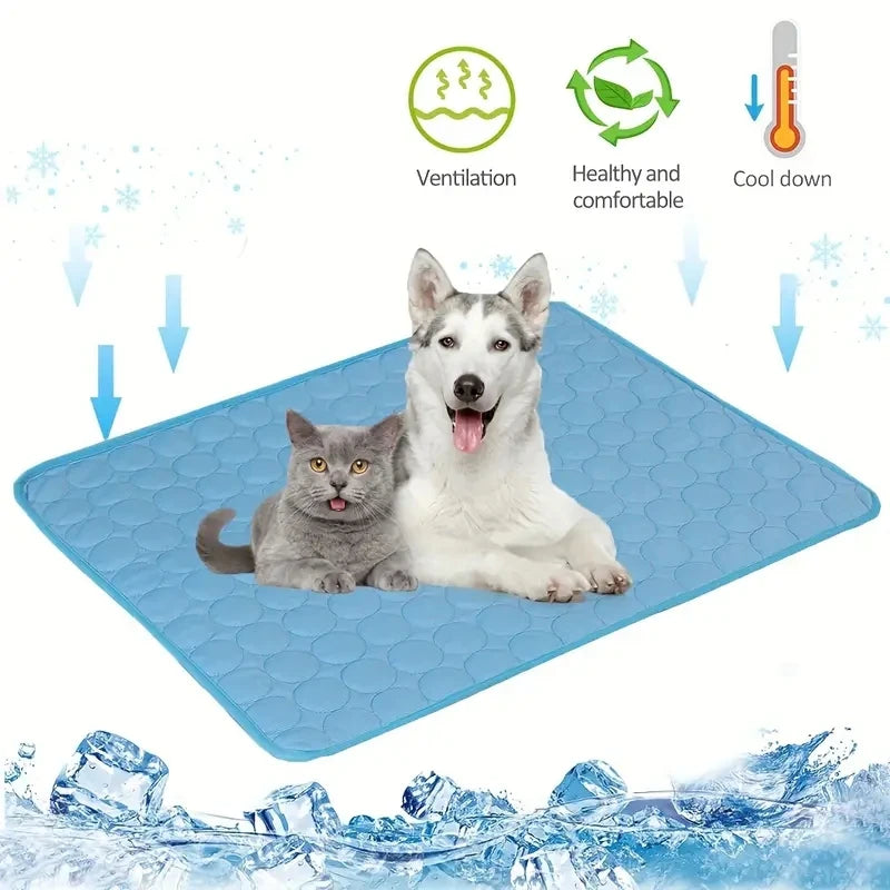 Pet cooling mat for dogs and cats