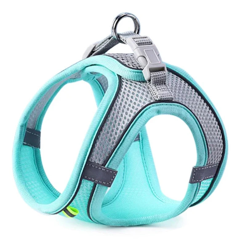 Reflective Mesh Harness & Lead Set for Cats & Small Dogs
