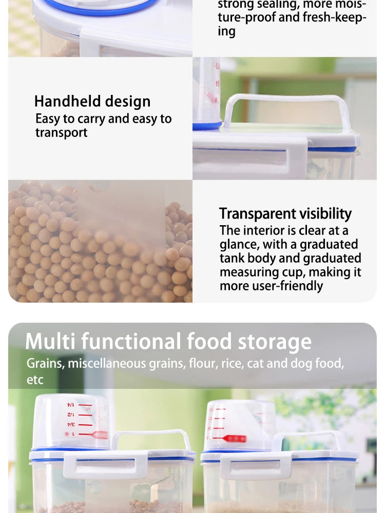 Airtight pet food storage container – photo 11