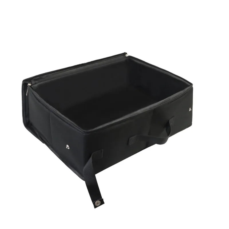 Black foldable travel litter box for cats – photo 9