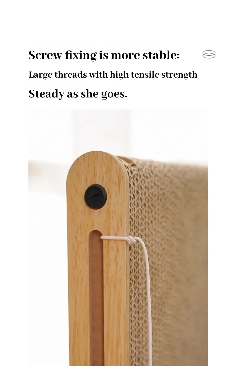 L-Shaped Cardboard Cat Scratcher