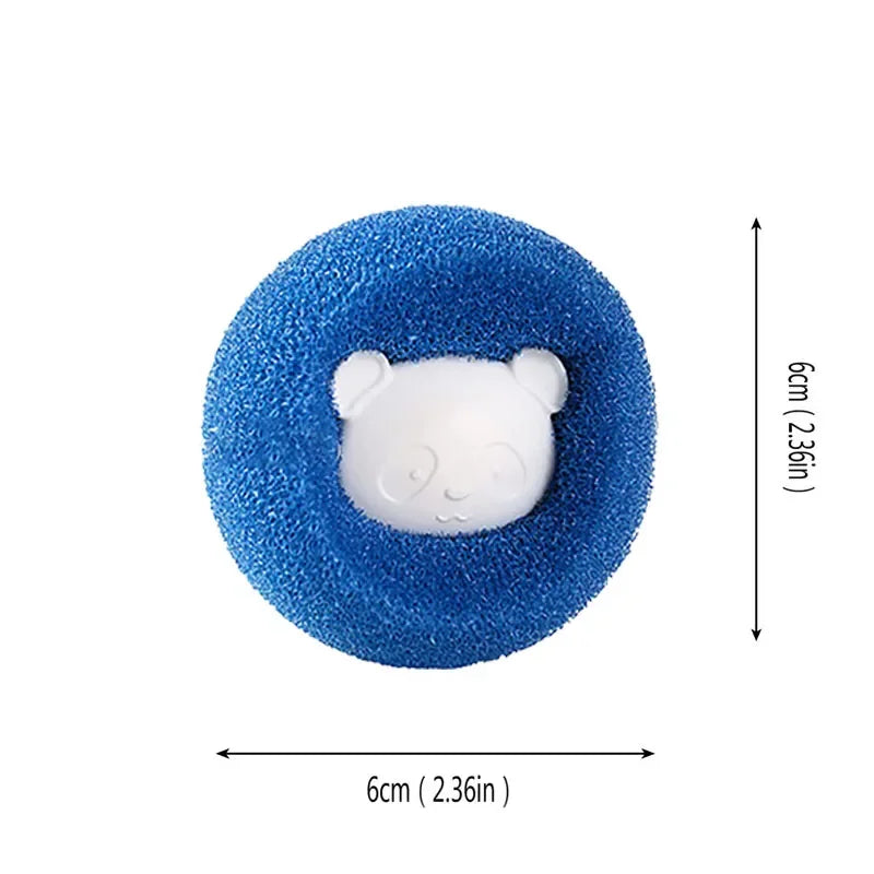 Blue and orange pet hair remover laundry balls – photo 7