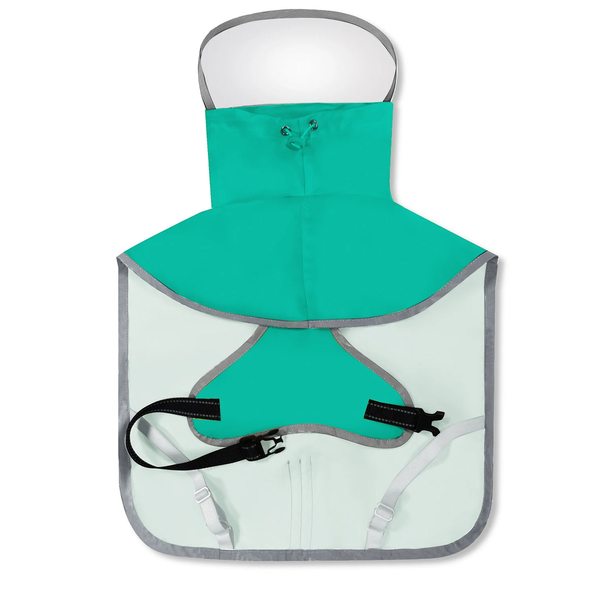 Hooded Waterproof Raincoat for Medium & Large Dogs